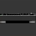 Modern Synthesizer Portable Synthesizer Mixer Reverberator 3d model