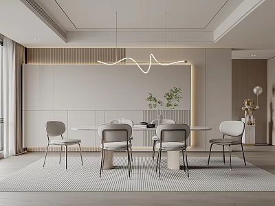 Modern Restaurant Home Restaurant 3d model