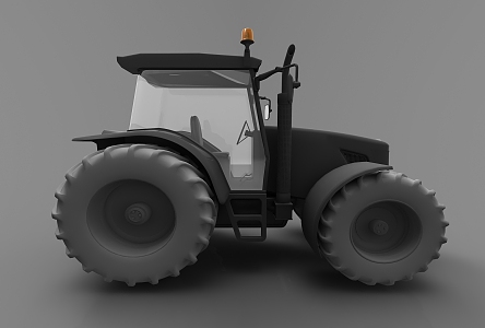 Modern bulldozer 3d model