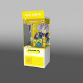 Adventure Themed Coin Operated Claw Machine With Plush Toys For Indoor Amusement