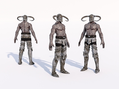 Virtual Character Game Character Ancient Warrior model