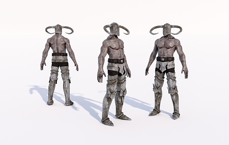 Virtual Character Game Character Ancient Warrior 3d model