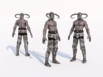 Virtual Character Game Character Ancient Warrior 3d model