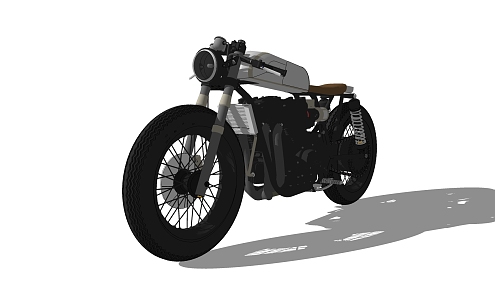 Modern Motorcycle 3d model