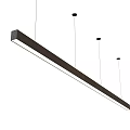 Sleek Long Chandelier with Hanging Wires and Linear Minimalist Design for Modern Home