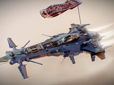 modern spacecraft science and technology sense aircraft spacecraft 3d model