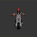 Motorcycle two-wheeled motorcycle off-road motorcycle road race motorcycle motor vehicle transport 3d model