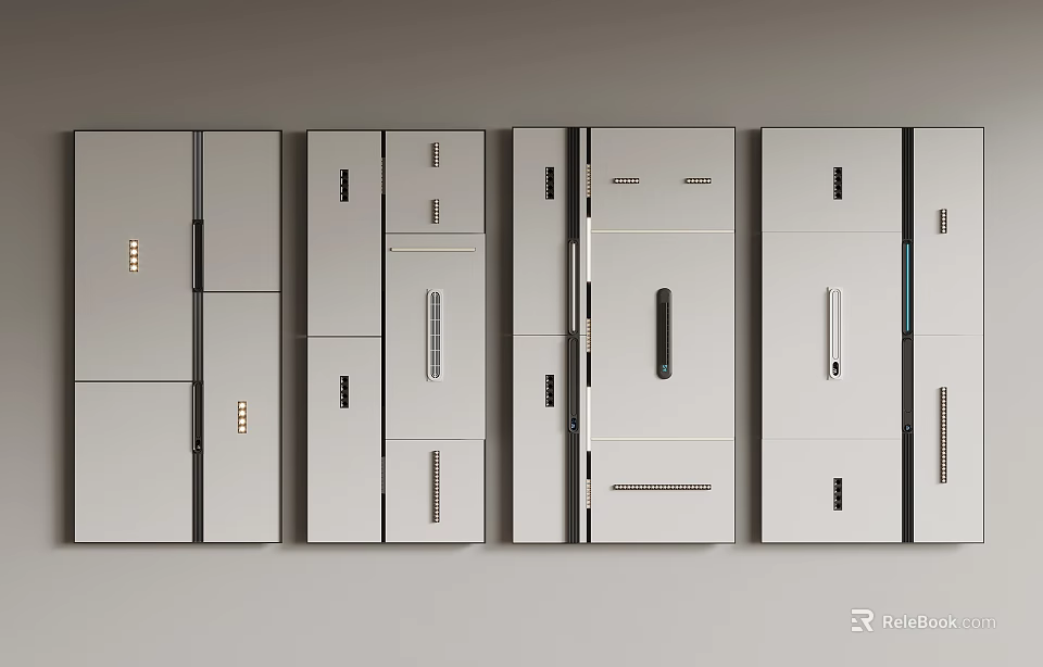 Modern Kitchen Ceiling Design With Stylish Open Concept And Lighting Features 3d model