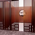 Homestay Building Terrace With Wooden Deck Glass Railing And Mountain View Outdoor Seating