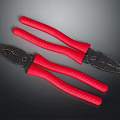 High Quality Hardware Tools Pliers With Comfortable Red Handles For Daily And Professional Use