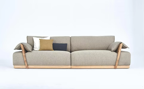 Nordic Double Sofa 3d model