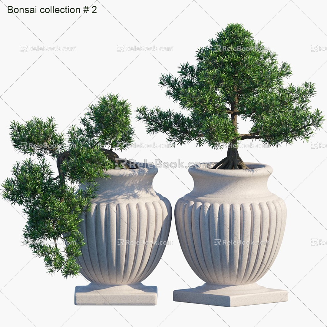 potted plant 3d model