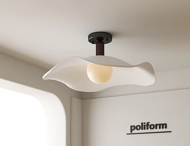 Modern bedroom chandelier 3d model