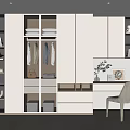 Modern wardrobe 3d model