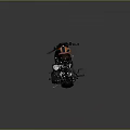 Custom Orange And Black Motorcycle With Unique Spoke Wheels And Streamlined Body