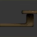 Brass Door Handle For Home Hardware With Modern Design And Durable Metal
