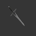 Medieval Dark Fantasy Weapons 3d model