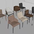 Modern Leather Dining Chairs Featuring Sleek Design And Multiple Color Options For Dining Room