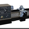 Professional Industrial Lathe Machine with Control Panel Stable Bed and Precision Tool Rest