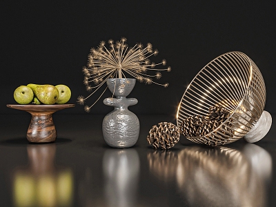Modern Decorative Ornaments Jewelry Ornaments 3d model
