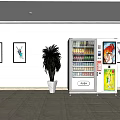 modern vending machine 3d model
