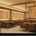 Elegant Modern Bubble Tea Shop Storefront With Bright Lighting And Wooden Counter