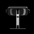 Adjustable Computer Desk Phone Stand With Music Festival Display And Playback Interface