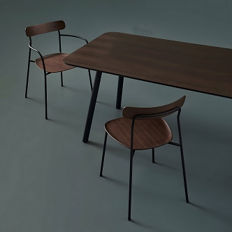 Dining Table and Chair Coffee Table and Chair 3d model