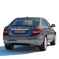 Mercedes-Benz C- Class 2010 MercedesBenz has few simple mold surfaces 3d model