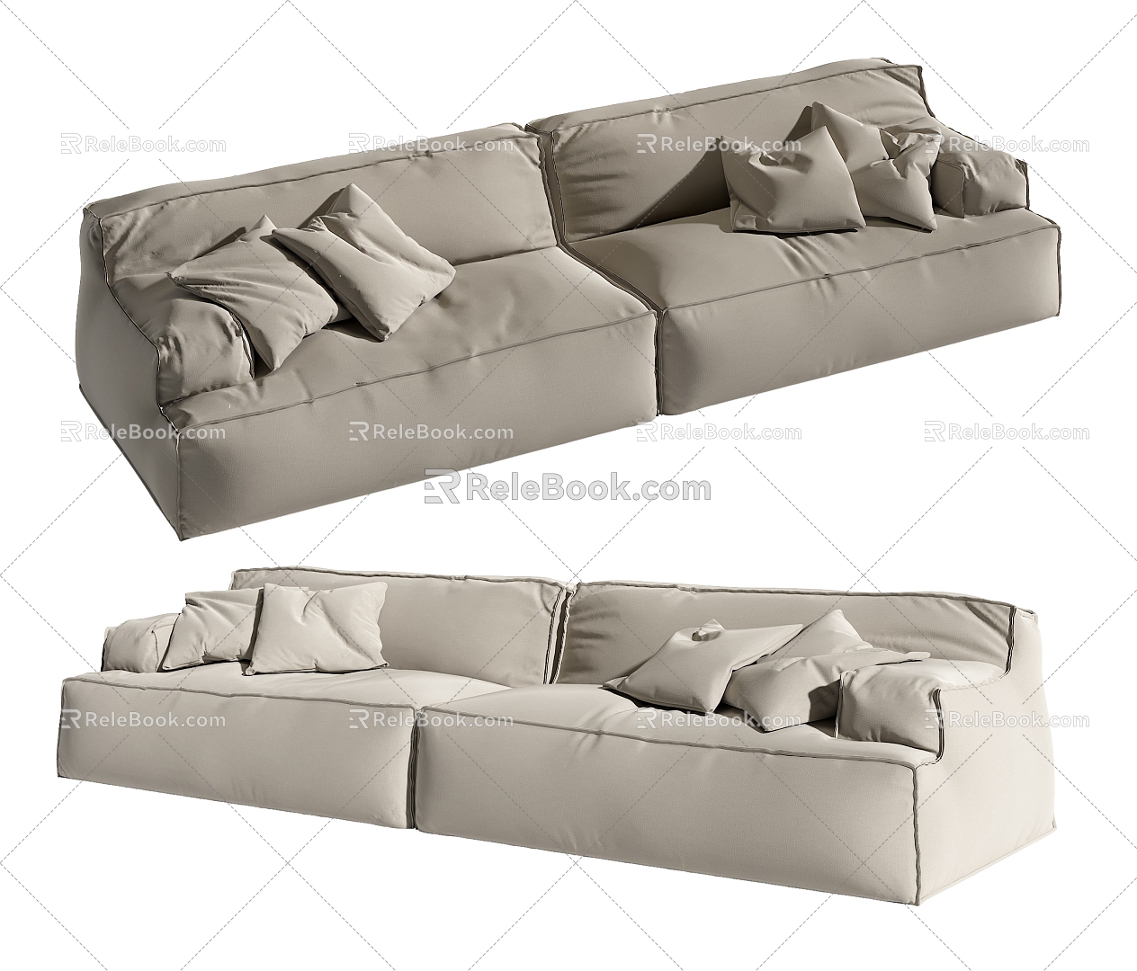 Multiplayer Sofa 3d model