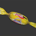Lovepop Strawberry Flavor Lollipop In Yellow Wrapper Sweet Tasty Candy Treat