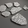 Natural Textured Irregular Outdoor Stepping Stones For Garden Path Landscaping Design