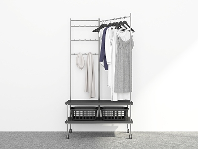 Modern Hangers Floor Hangers Mobile Hangers Coat Racks Hangers 3d model