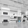 Modern High Tech Biopharmaceutical Manufacturing Facility With Advanced Equipment Displays 3d model