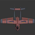 Futuristic Pink Spacecraft With Twin Wings For Cosmic Exploration Missions