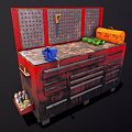 Old workbench 3d model