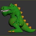 Modern Crocodile Cartoon Crocodile Anime Crocodile Alligator 3d model