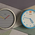 clock round clock wall ornaments clock ornaments 3d model