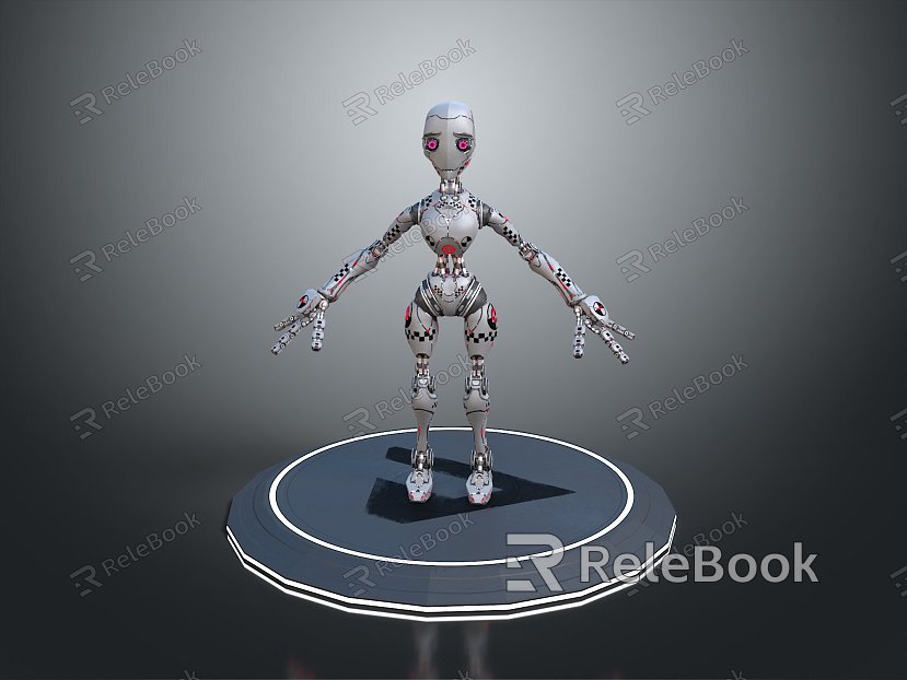 Robot Robot Assistant Small Robot Robot Butler Robot Butler Figure Game Figure model