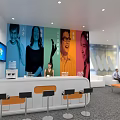 Marpacel Modern Exhibition Booth With White Design Interactive Displays Multiple Screens And People Around