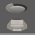 Quiet ceiling lamp 3d model