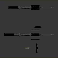 Modern Tactical Rifles With Detachable Magazines Black Stocks And Silver Barrels