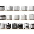 Rice cooker stew cup 3d model