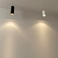 Modern Interior Ceiling Downlights And Spotlights With Black White Design Soft Wall Lighting