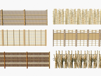 New Chinese Fence 3d model