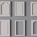 White Cabinet Door Panels with Various Designs and Styles for Home Furniture