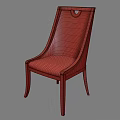 High Back Leisure Accent Chair With Beige Upholstery Dark Wood Frame And Circular Cutout