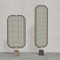 Silent Screen Brahman Several Screen Rattan Screen 3d model