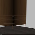 Modern Wooden Entryway Console Cabinet With Double Doors And Drawer Decorative Sculpture Top