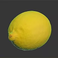 Fresh Yellow Lemon With Vibrant Skin And Juicy Texture On Dark Background